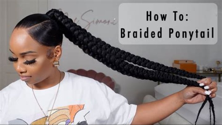 4 Braids in a Ponytail: A Stylish and Versatile Hairdo