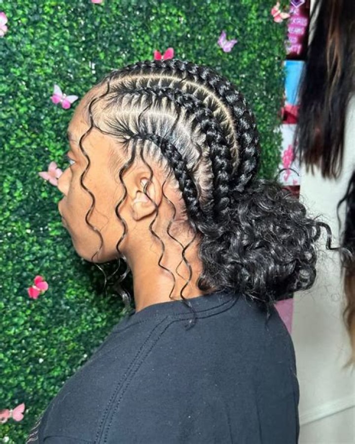 4 Cornrows with Curly Ends: A Stylish Guide to Braided Perfection