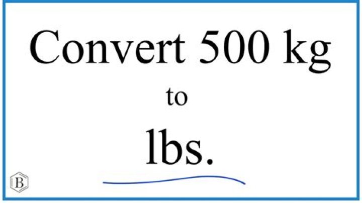 500kg in lbs: A Comprehensive Guide to Understanding Weight Conversion