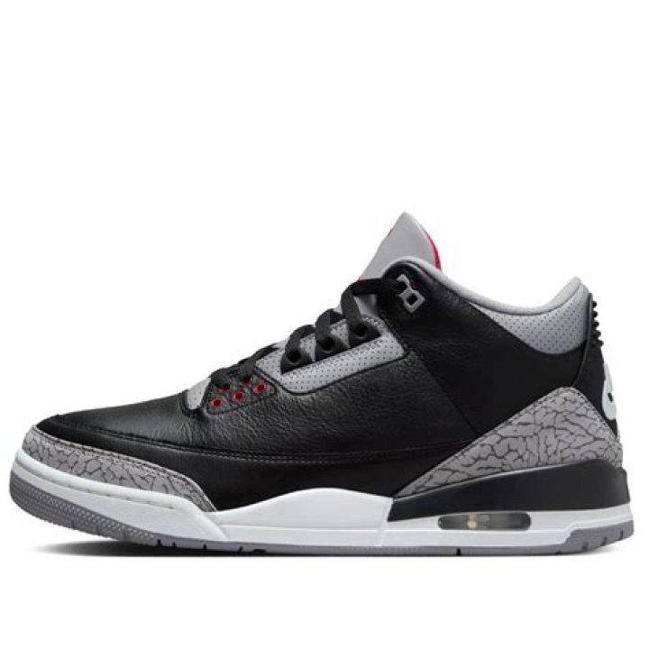 Air Jordan 3 Black Cement is Returning in September: The Iconic Sneaker Resurgence