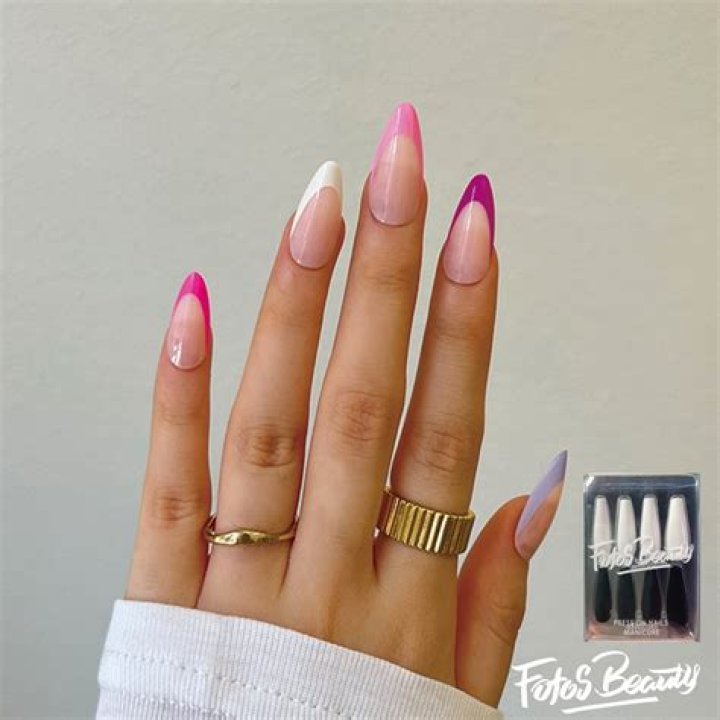 Colorful French Almond Nails: The Perfect Blend of Elegance and Fun