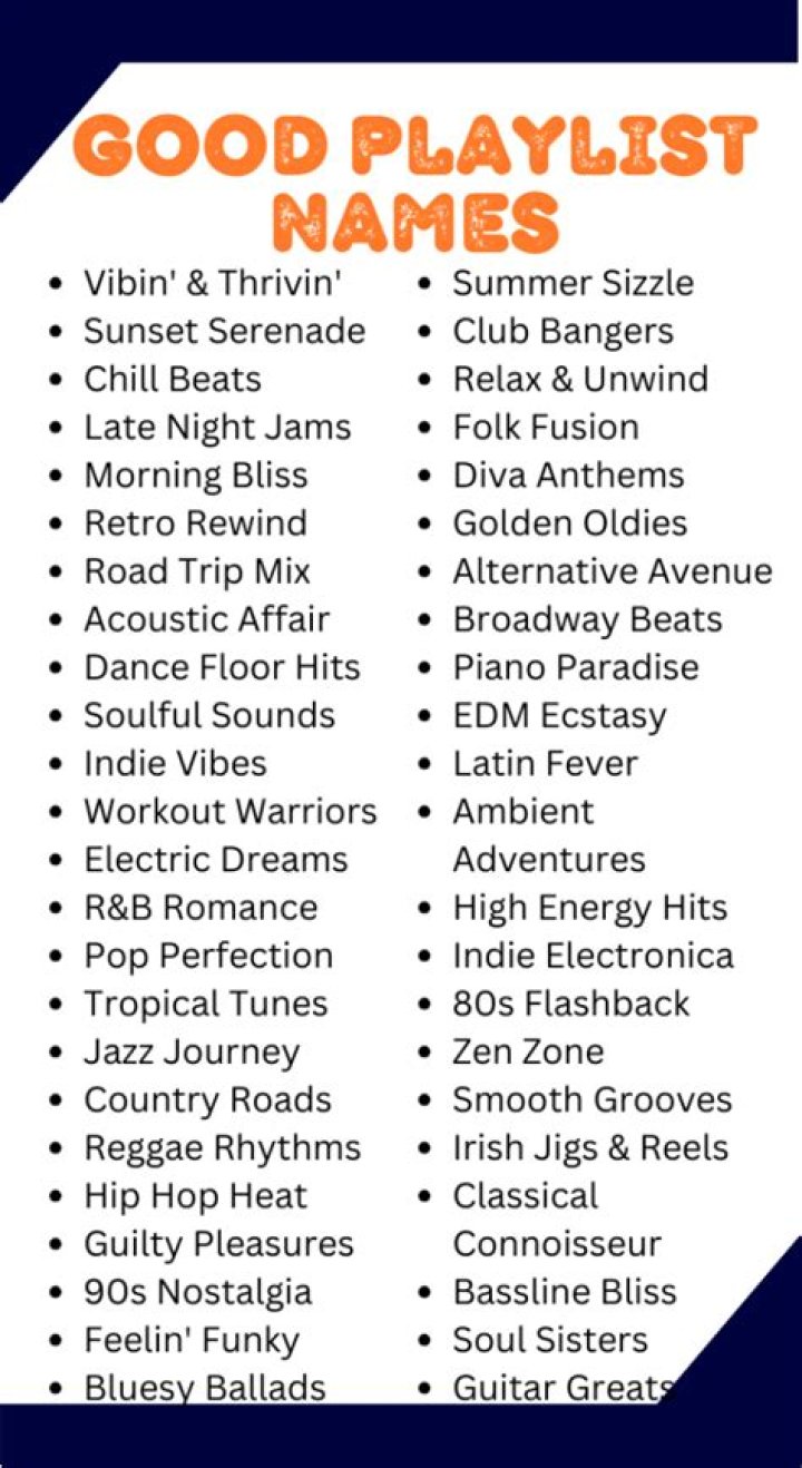 Cool Names for a Playlist: Unleash Your Creativity