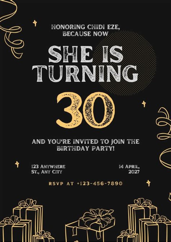 Creative 30th Birthday Invitation Text Ideas to Celebrate This Milestone