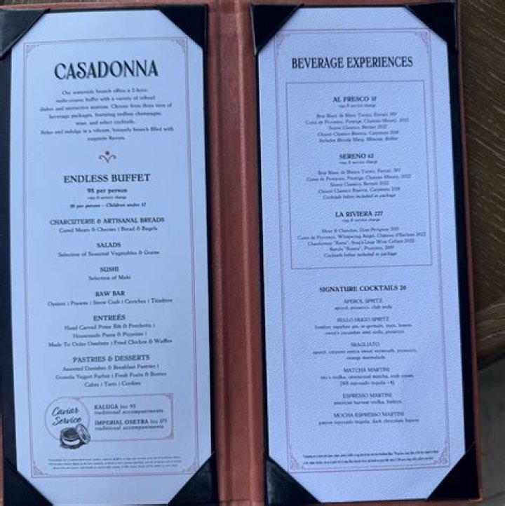 Discovering the Exquisite Casadonna Menu: A Culinary Journey
