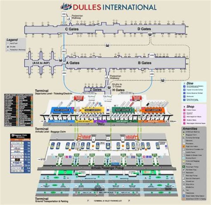 Dulles International Airport Map: Your Comprehensive Guide to Navigating IAD