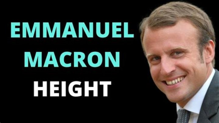 Emmanuel Macron Height and Weight: A Comprehensive Analysis