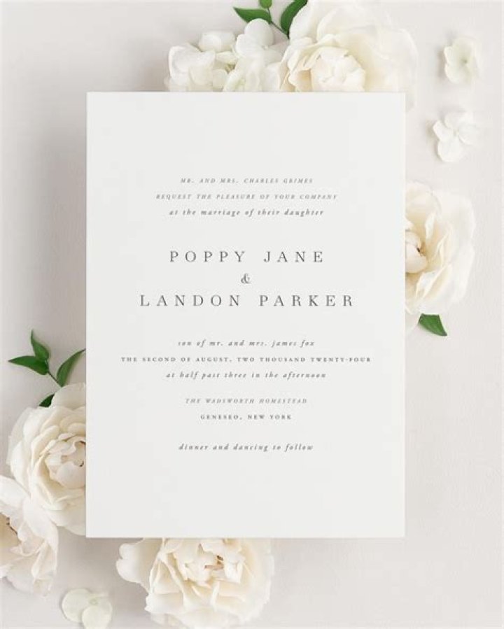 Examples of What to Write on Wedding Invitations: A Comprehensive Guide