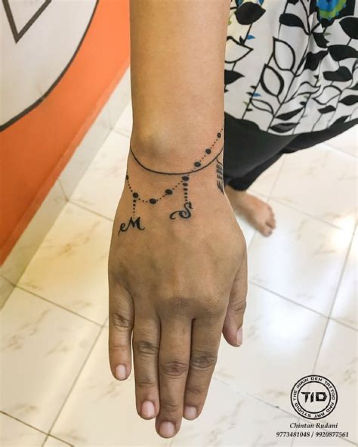 Girly Wrist Bracelet Tattoo: A Perfect Blend of Style and Expression
