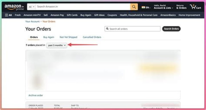 How to View Archived Orders on Amazon