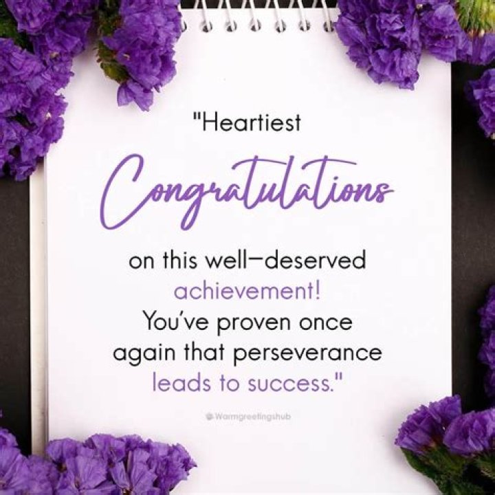 Messages for Congratulations on Achievement: Celebrating Success with Heartfelt Words