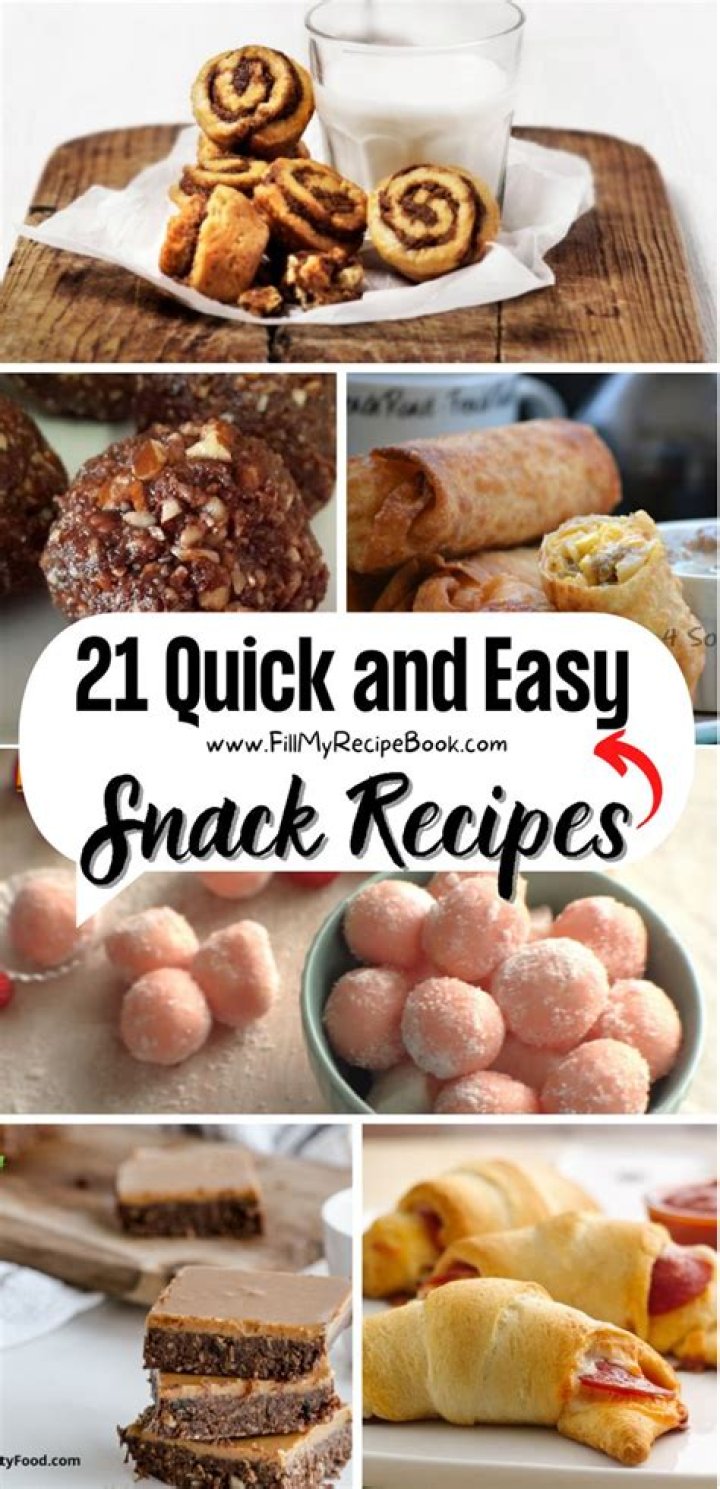 Quick & Easy Quik Snak Recipes!