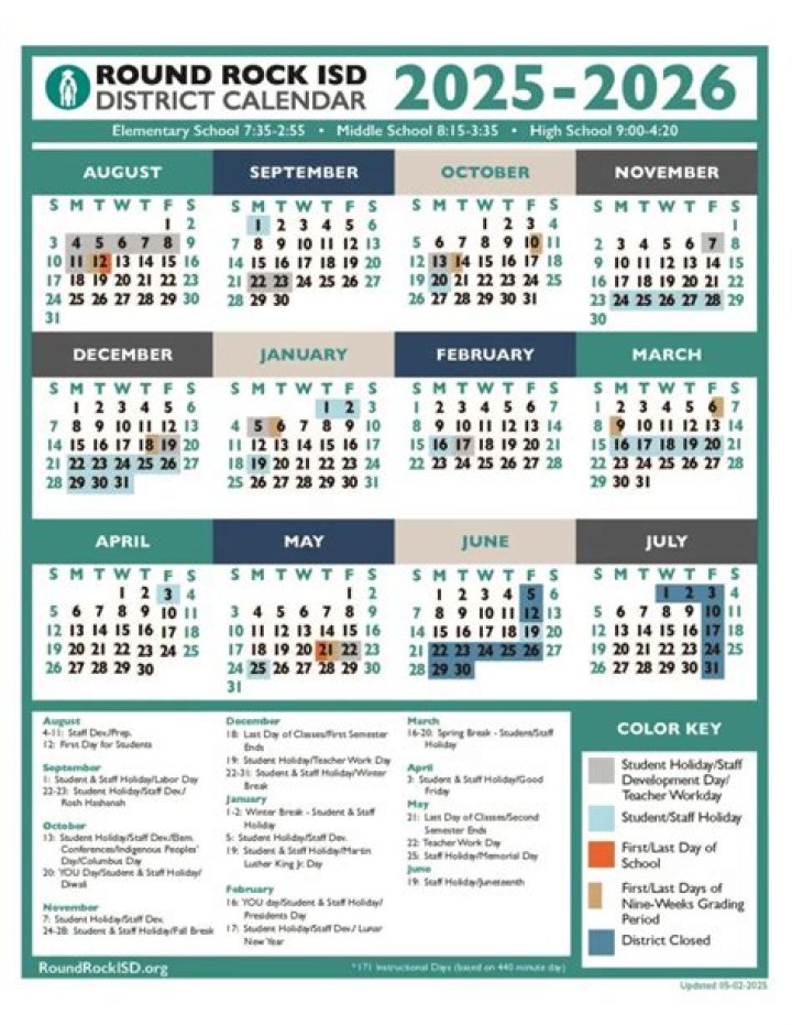 RRISD Calendar 2024: Events & Dates