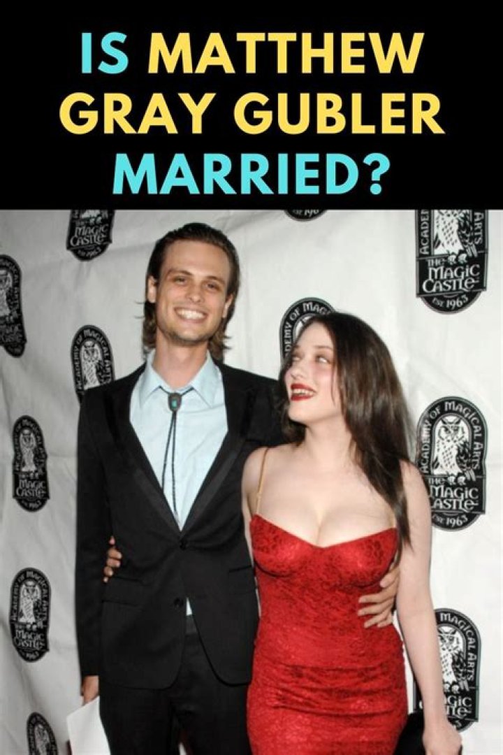 Unraveling the Mystery: Is Matthew Gray Gubler Married?