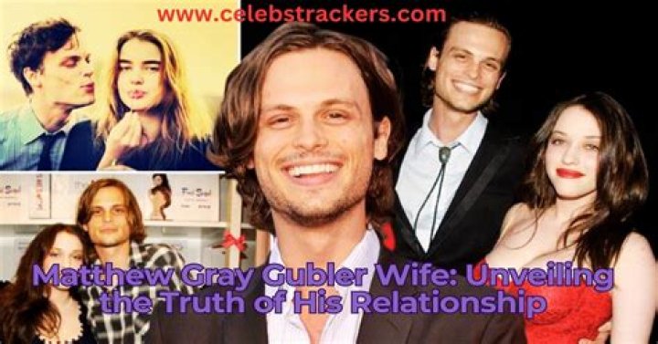 Unveiling the Life of Matthew Gray Gubler: His Wife and Kids