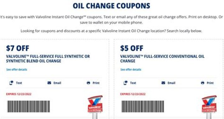 Valvoline 25 Off Coupon: Save Big on High-Quality Automotive Products